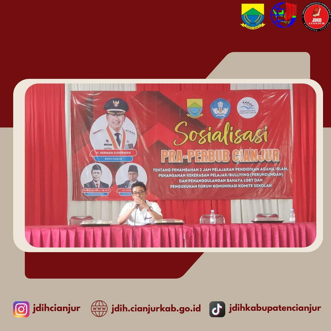 SOSIALISASI PRA-PERBUB CIANJUR