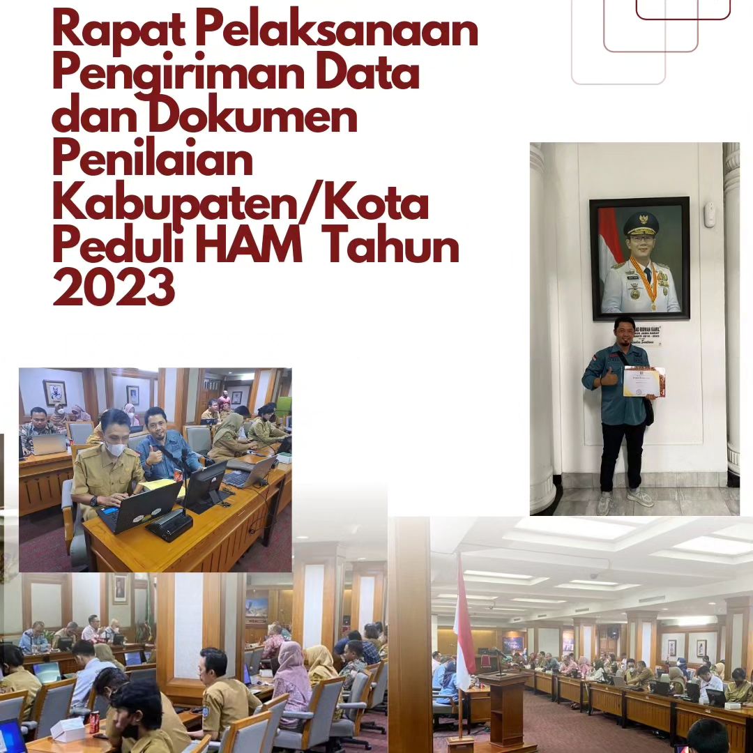 Rapat Pelaksanaan Evaluasi KKP HAM dan RANHAM Provinsi Jawa Barat Tahun 2023
